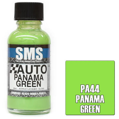 SMS PA44 - AIR BRUSH PAINT 30ML PANAMA GREEN ACRYLIC LACQUER SCALE MODELLERS SUPPLY