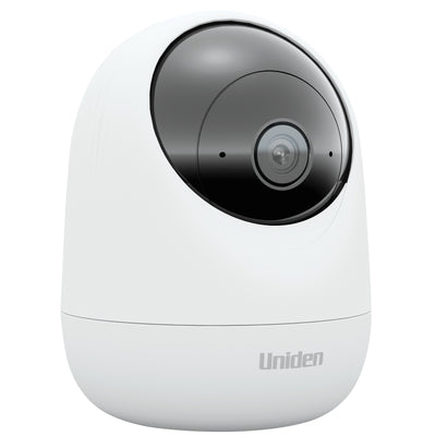 Uniden APPCAM X25PT Indoor 2K Auto Motion Tracking Camera, Pan Tilt, Single Camera