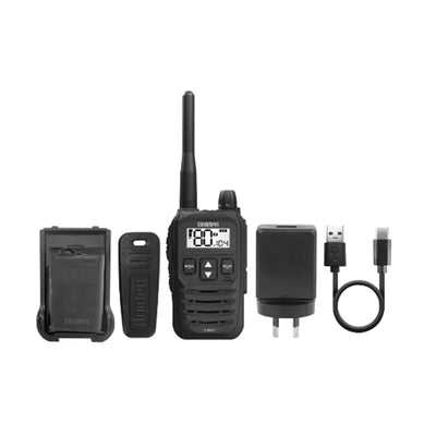 Uniden UH825 SINGLE PACK 2W UHF-CB Handheld, Commercial Chasis