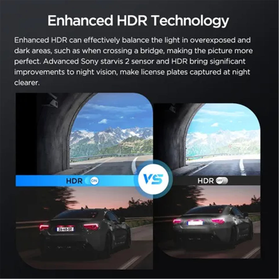 VS1 - VIOFO MINI DASHCAM 2K HDR VS1 WITH SONY STARVIS 2 IMX675 SENSOR