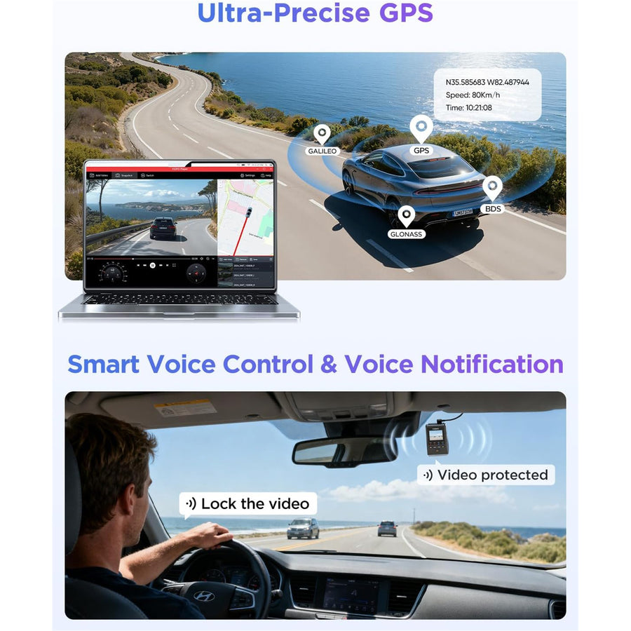 A119M PRO - VIOFO DASHCAM 4K A119M PRO FRONT-DVR MIT GPS & WIFI6