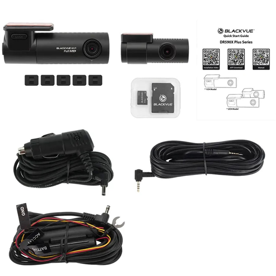 DR590X-2CH-PLUS - BLACKVUE DR590X-2CH FULL HD DASHCAM 32GB MICRO SD CARD