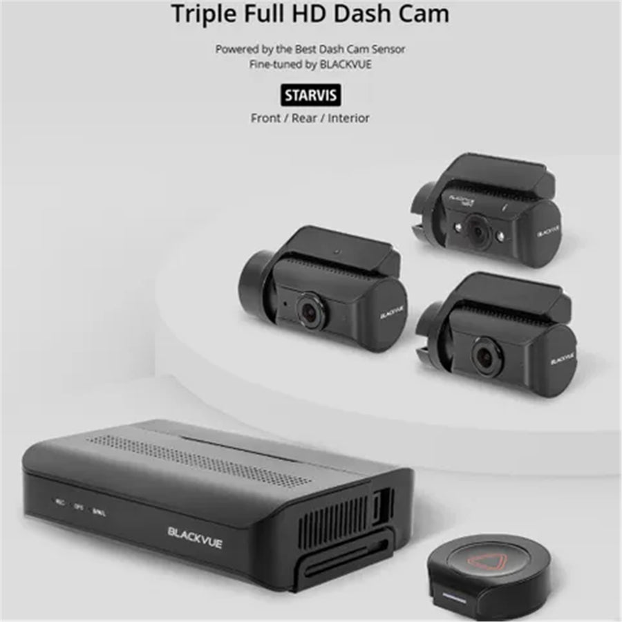DR770X-BOX-3CH-DMS-PRO - BLACKVUE DR770X BOX PRO 3-CH CAMERA SYSTEM - CENTRAL RECORD BOX DMS SYSTEM 1080 HD DASHCAM 64 GB