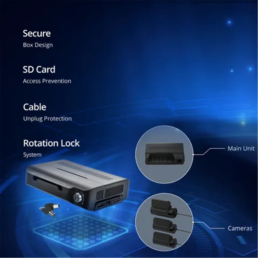 DR770X-BOX-3CH-DMS-TRUC - BLACKVUE DR770X BOX PRO 3-CH CAMERA SYSTEM - CENTRAL RECORD BOX DMS TRUCK 1080 HD DASHCAM 64 GB