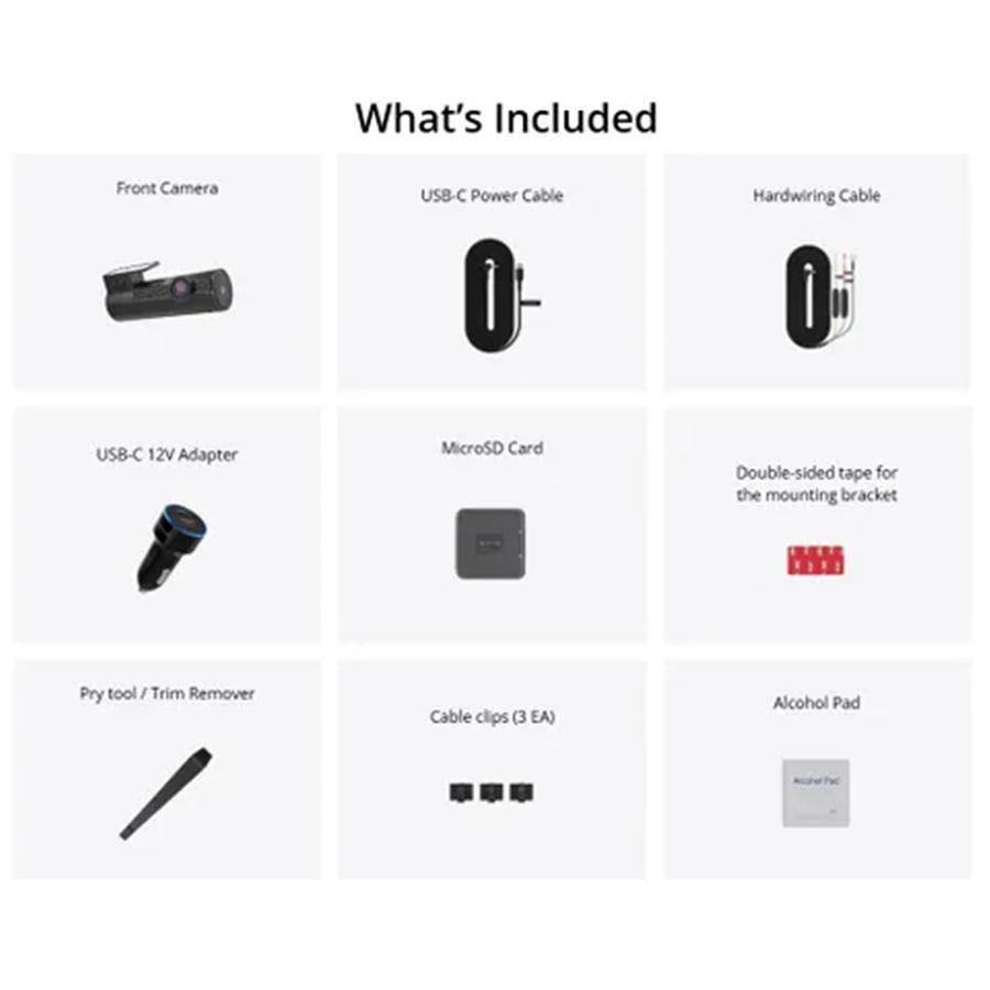 BLACKVUE ELITE 10 1CH - 4K FRONT CAMERA ONLY DASHCAM 64 GB