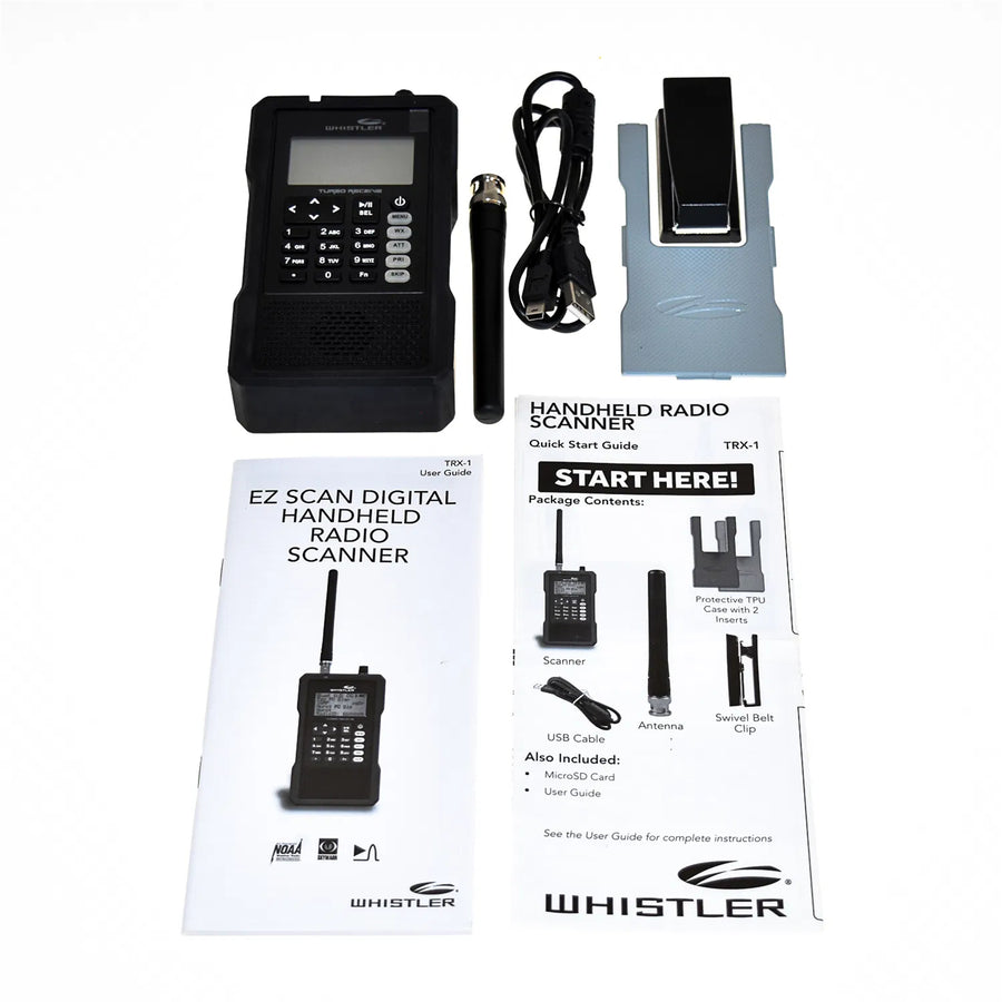 TRX-1E - WHISTLER DIGITAL HANDHELD SCANNER RADIO
