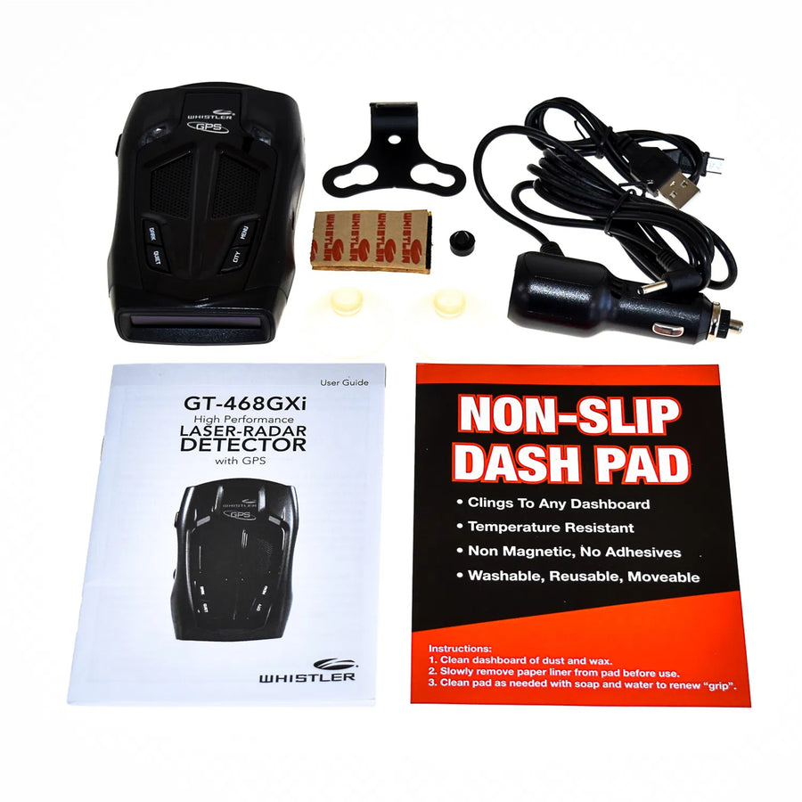 GT468GXI - WHISTLER GT468GXI RADAR DETECTOR