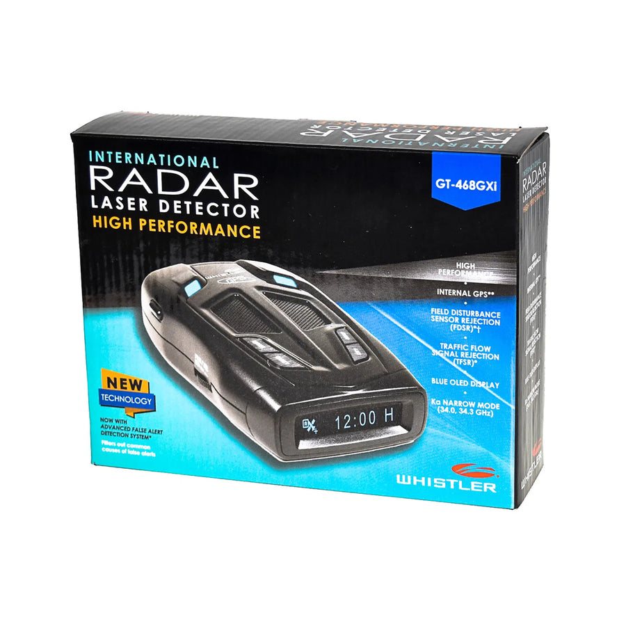 GT468GXI - WHISTLER GT468GXI RADAR DETECTOR
