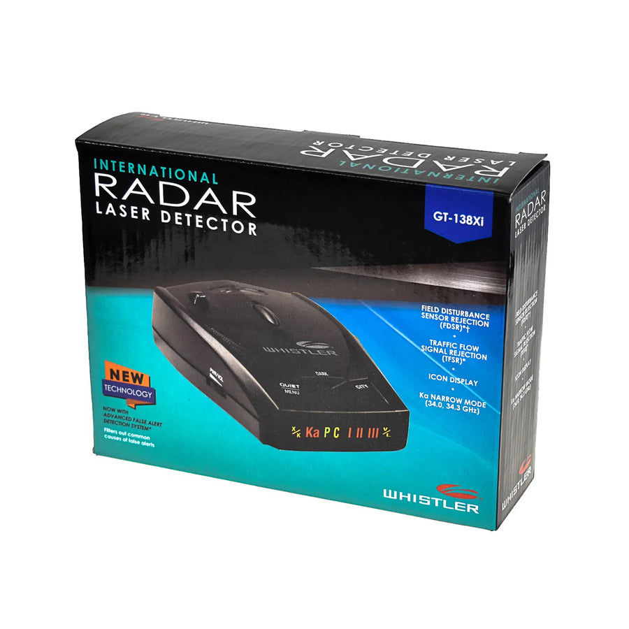 GT138XI - WHISTLER GT138XI RADAR DETECTOR