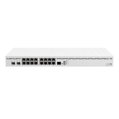 MikroTik CCR2004-16G-2S+ - CCR2004-16G-2S+ Router with 16x Gigabit Ethernet ports, 2x10G SFP+ and active cooling