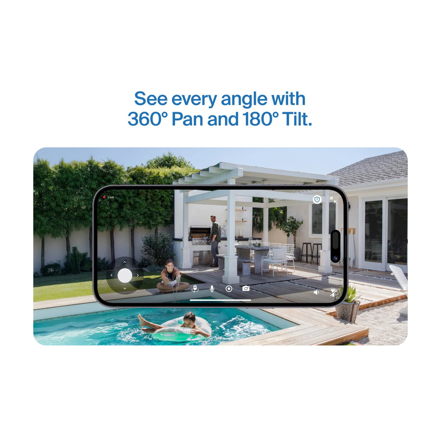 Arlo Essential (3rd Gen)  2K Outdoor Wireless PT Camera  - 1 Pack
