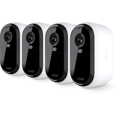 Arlo Essential (3rd Gen)  2K Outdoor Wire-Free Battery Camera - 4 Pack