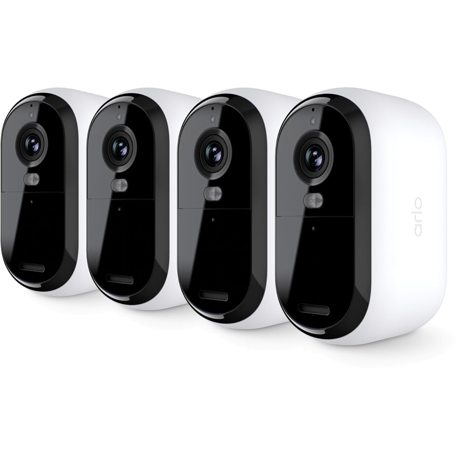 Arlo Essential (3rd Gen)  2K Outdoor Wire-Free Battery Camera - 4 Pack