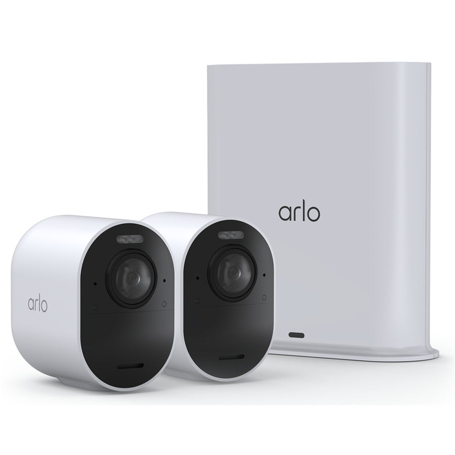 Arlo Ultra 2 4K Outdoor Wire-Free Battery Camera - 2 Pack