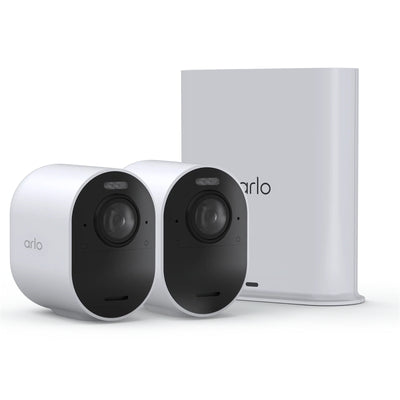 Arlo  Ultra 3 4K Outdoor Wire-Free Battery Camera - 2 Pack