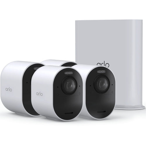 Arlo  Ultra 3 4K Outdoor Wire-Free Battery Camera - 4 Pack