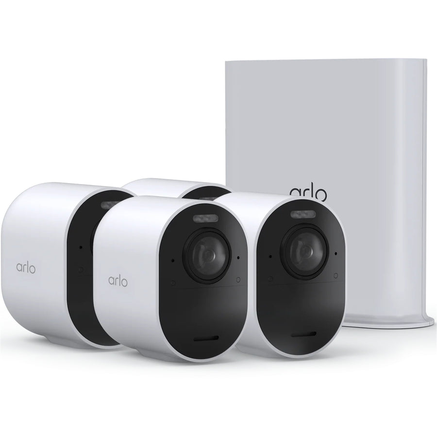 Arlo  Ultra 3 4K Outdoor Wire-Free Battery Camera - 4 Pack