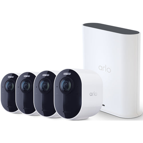 Arlo  Ultra 3 4K Outdoor Wire-Free Battery Camera - 4 Pack