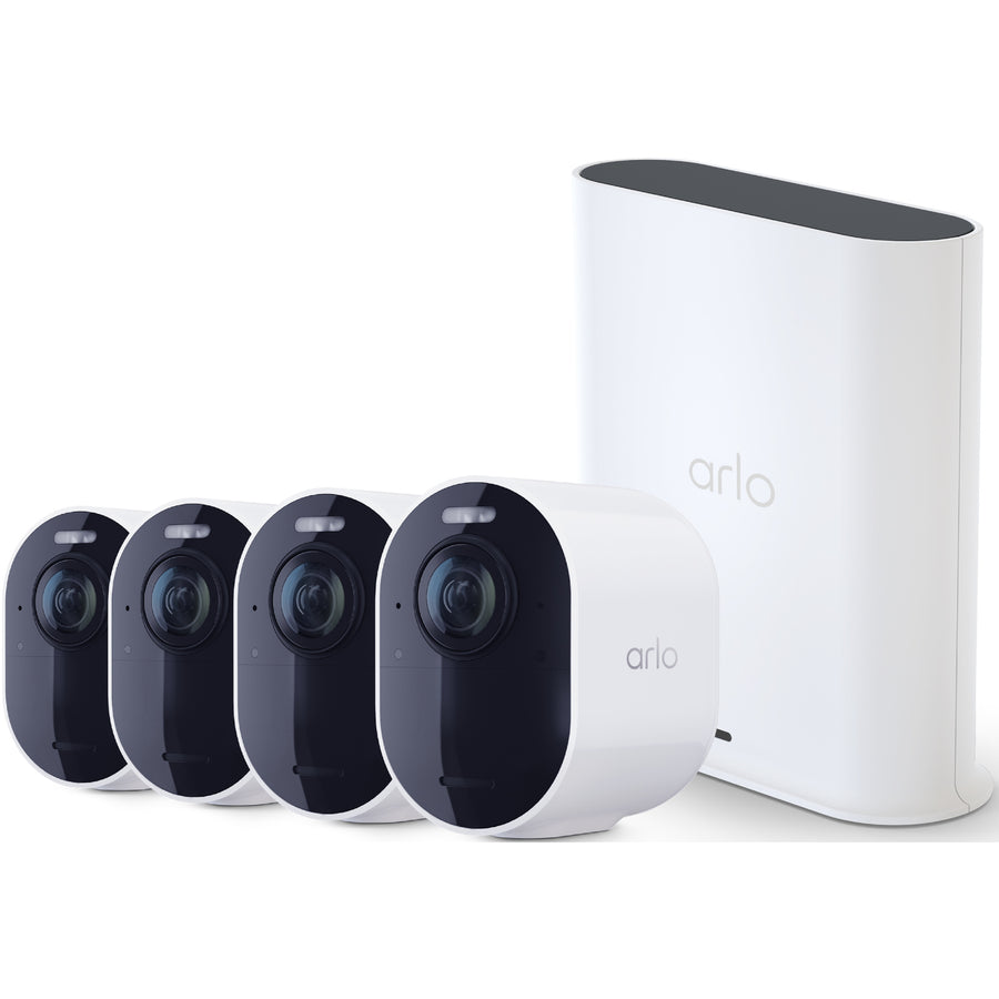 Arlo  Ultra 3 4K Outdoor Wire-Free Battery Camera - 4 Pack