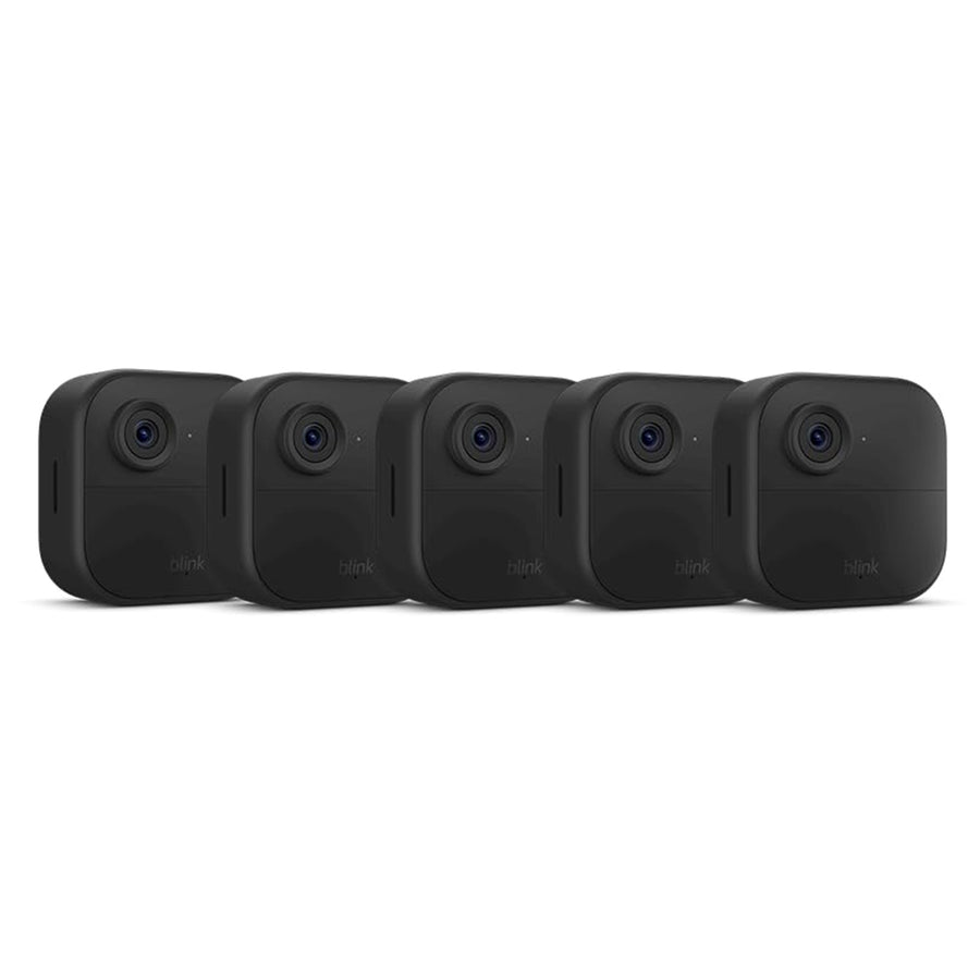 Blink  Outdoor 4  Camera - Black - 5 pack - HD 1080p - Wire Free