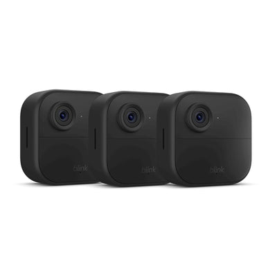 Blink  Outdoor 4  Camera - Black - 3 pack - HD 1080p - Wire Free
