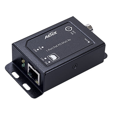 AET-XE11-110-RX - AETEK Ethernet & Power Coax RX EPoC adapter Req POE
