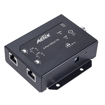 AET-XE12-120-TX - AETEK Inside Ethernet & Power Coax TX EPoC adapter 1-2 Port