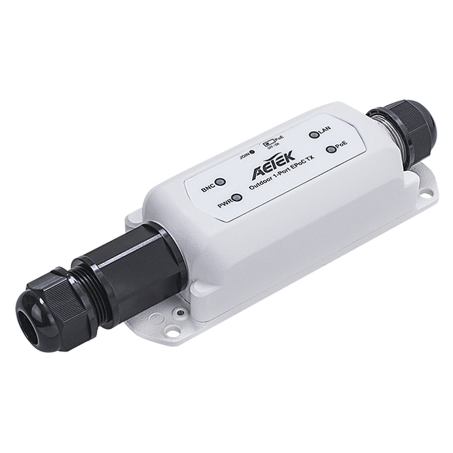 AETEK Outside Ethernet & Power Coax TX EPoC adapter IP67 1-1