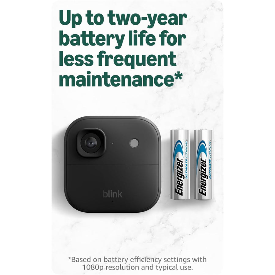 Blink  Outdoor  Camera - Black - 3 pack - 2K+ - Wire Free