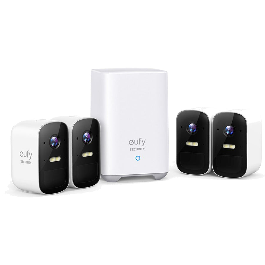 Eufy Security eufyCam 2C Pro 2K Outdoor Wire-Free Battery Camera Kit - 4 Pack
