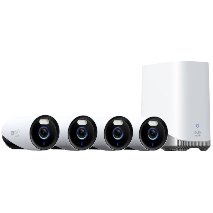 Eufy Security E330 4K 24/7 Outdoor WiFi Camera Kit - 4 Pack