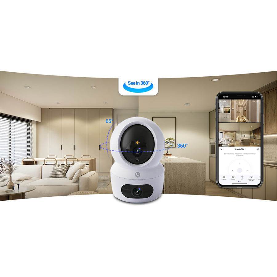 EZVIZ  H7c Dual 4MP/2K+ Dual-Lens Indoor Wireless PT Camera