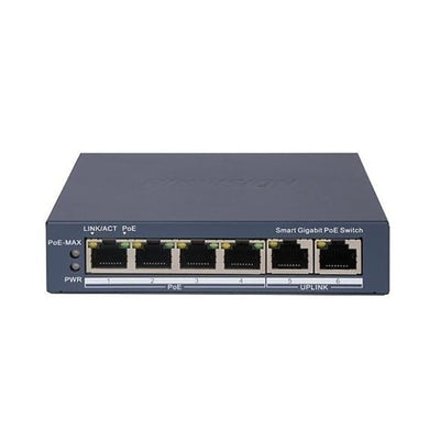 HIKVISION 301802991 TRANSMISSION 3E1506P-EI 4 PORT MANAGED GIG POE, 60W