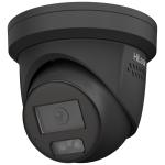 HIL-IPC-T269H2-BLK - HiLook 6MP Fixed Turret 2.8mm cw Strobe Light Speaker Black