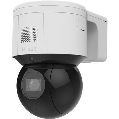 HiLook PTZ-N3404LIU-SL 4MP/2K+ PT Dome Camera 4 x Optical Zoom/ Red & Blue flashing light / Human and Vehicle Intelligent Detection / Two-way Audio