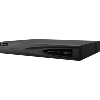 HiLook  NVR-104MH-K/4P(B) 4K 4-Channel 1U 1-Bay NVR with 4-Port PoE (50W)