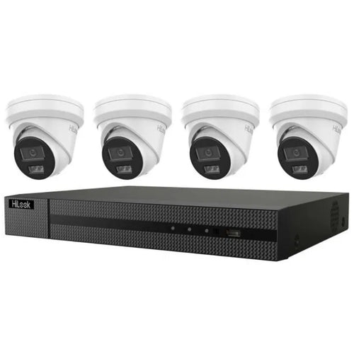 HiLook IK-4246TH-MM - KIT 4x 6MP Cameras 4-Ch NVR Security Surveillance Kit. 4x IPC-T262H-MU 6MP Turret