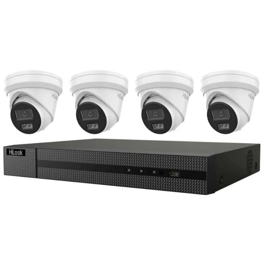 HiLook IK-4246TH-MM - KIT 4x 6MP Cameras 4-Ch NVR Security Surveillance Kit. 4x IPC-T262H-MU 6MP Turret