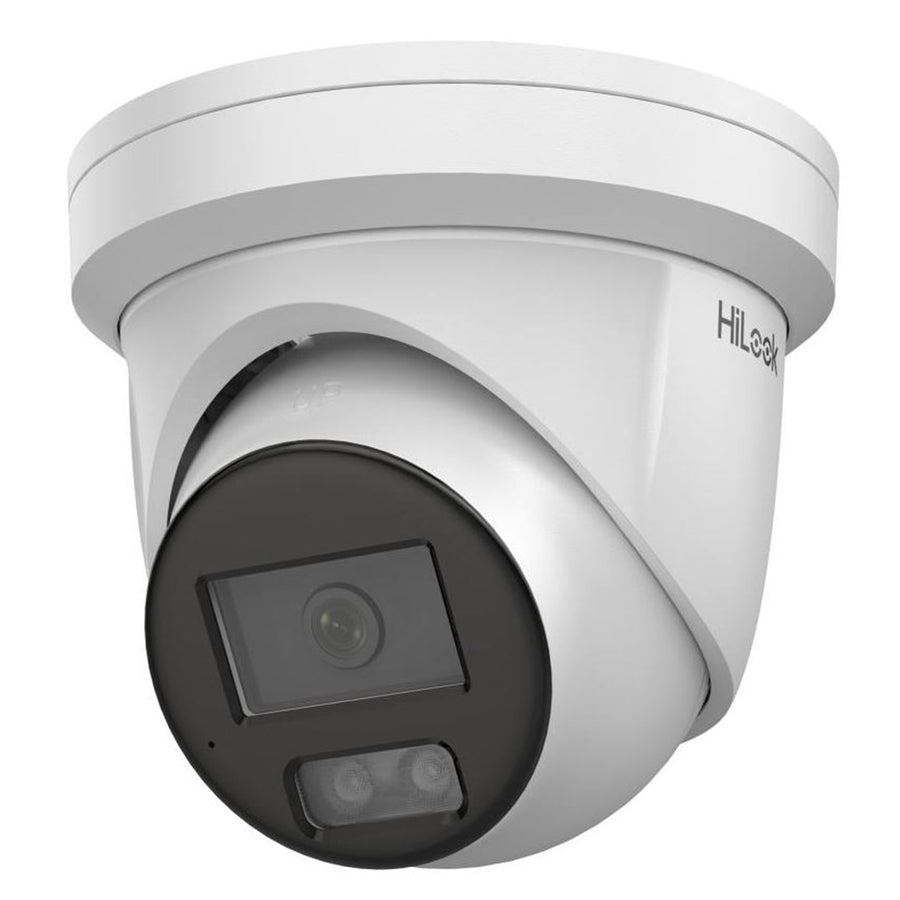 HiLook IPC-T289H-MU-2-8 - 8MP IP Fixed Turret Camera w/ Active Colour Deterrence Strobe Light & Audio Alarm 2.8