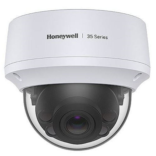 HONEYWELL HC35W48R2 - 35 Series 8MP WDR IP Dome Camera. 2.7-13.5mm Motorized Up to 40M IR. Rugged Outdoor