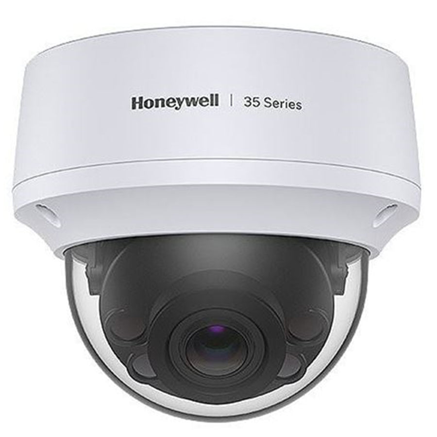 HONEYWELL HC35W48R2 - 35 Series 8MP WDR IP Dome Camera. 2.7-13.5mm Motorized Up to 40M IR. Rugged Outdoor