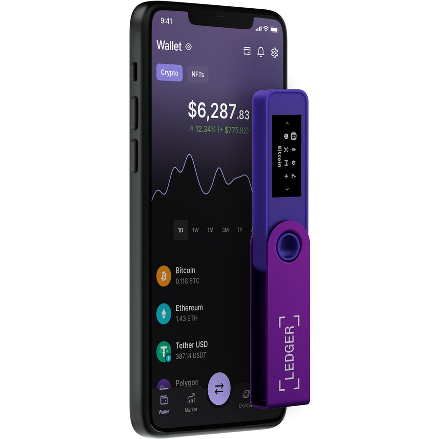 Ledger LNSP-FULL-PURPLE-ENCNTH - Nano S Plus - Amethyst Purple AU