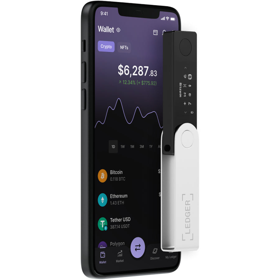 Ledger LNX-ENFR - Nano X - Onyx Black AU