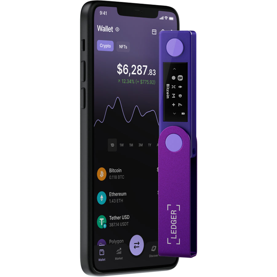Ledger LNX-FULL-PURPLE-ENCNTH - Nano X - Amethyst Purple AU