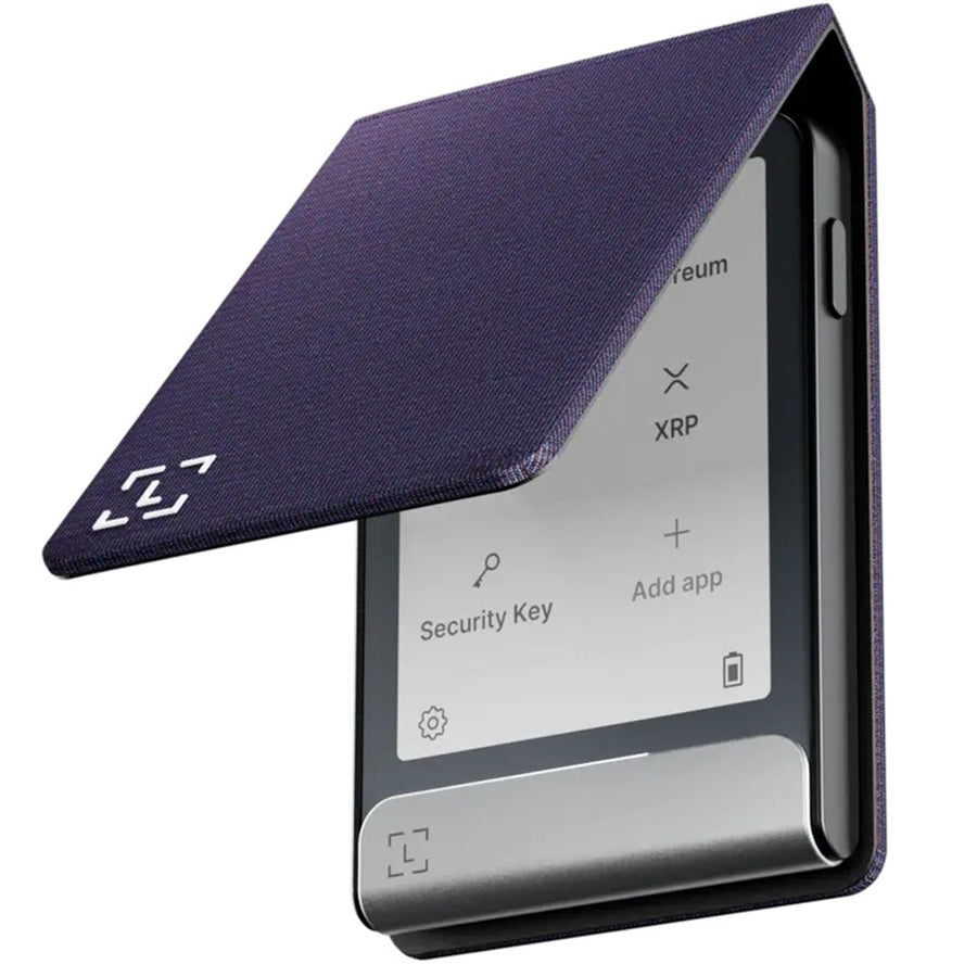 Ledger Flex - Magnet Folios Case- Aubergine