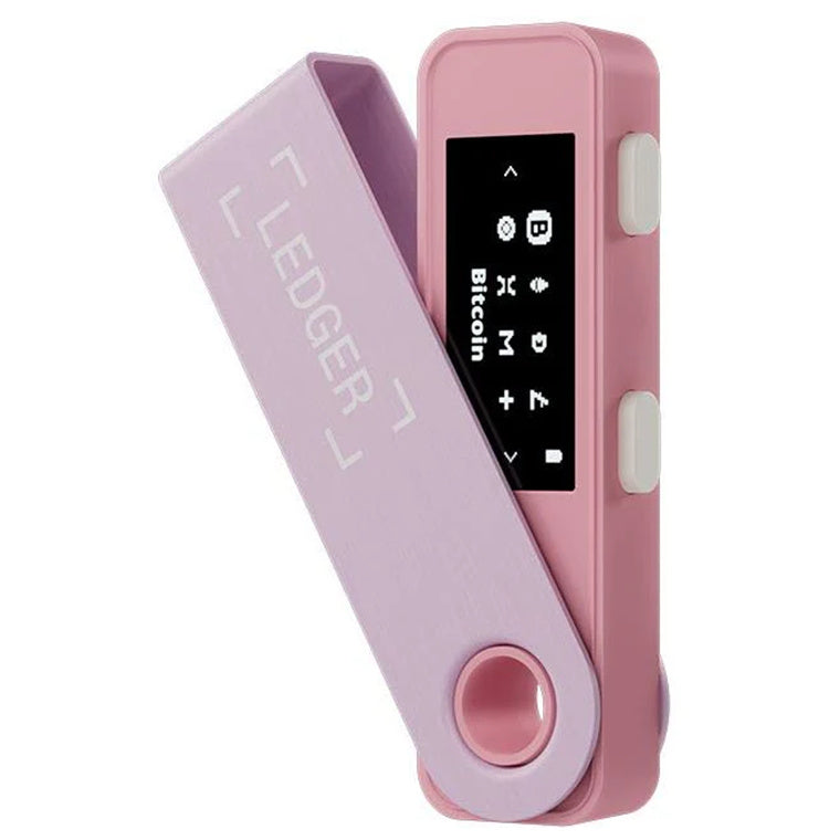 Ledger Nano S Plus Crypto Hardware Wallet - Pastel Pink