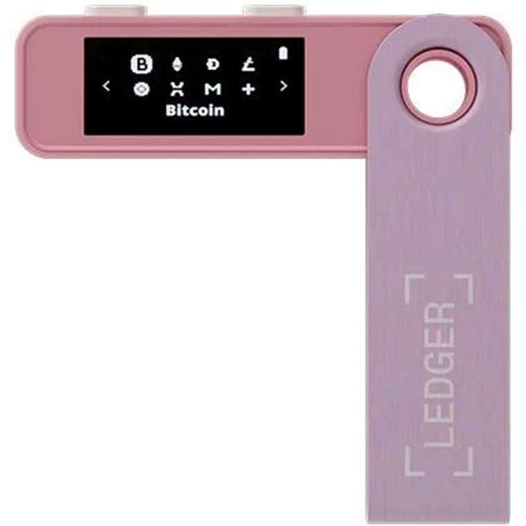 Ledger Nano S Plus Crypto Hardware Wallet - Pastel Pink