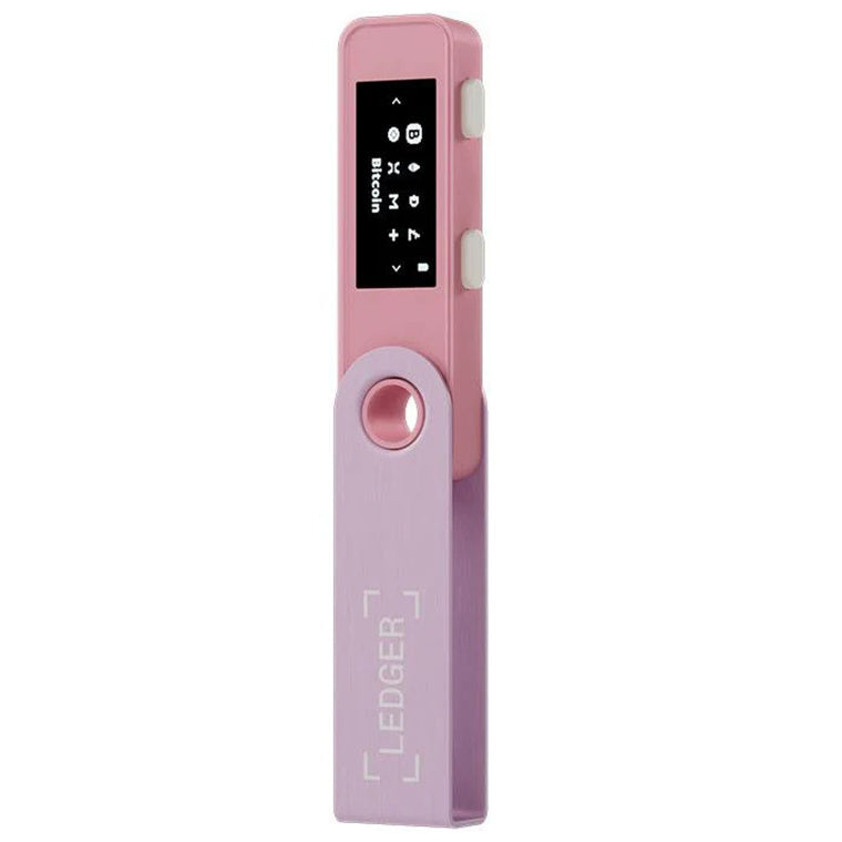Ledger Nano S Plus Crypto Hardware Wallet - Pastel Pink