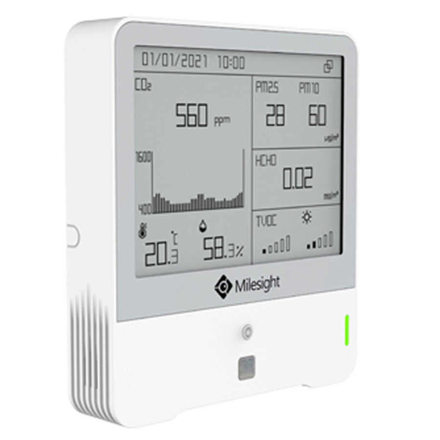 AM319-O3-915M - Milesight LoRaWAN AU915/AS923 9 in 1 Indoor Ambience Monitoring IoT Sensor (O3 Version)