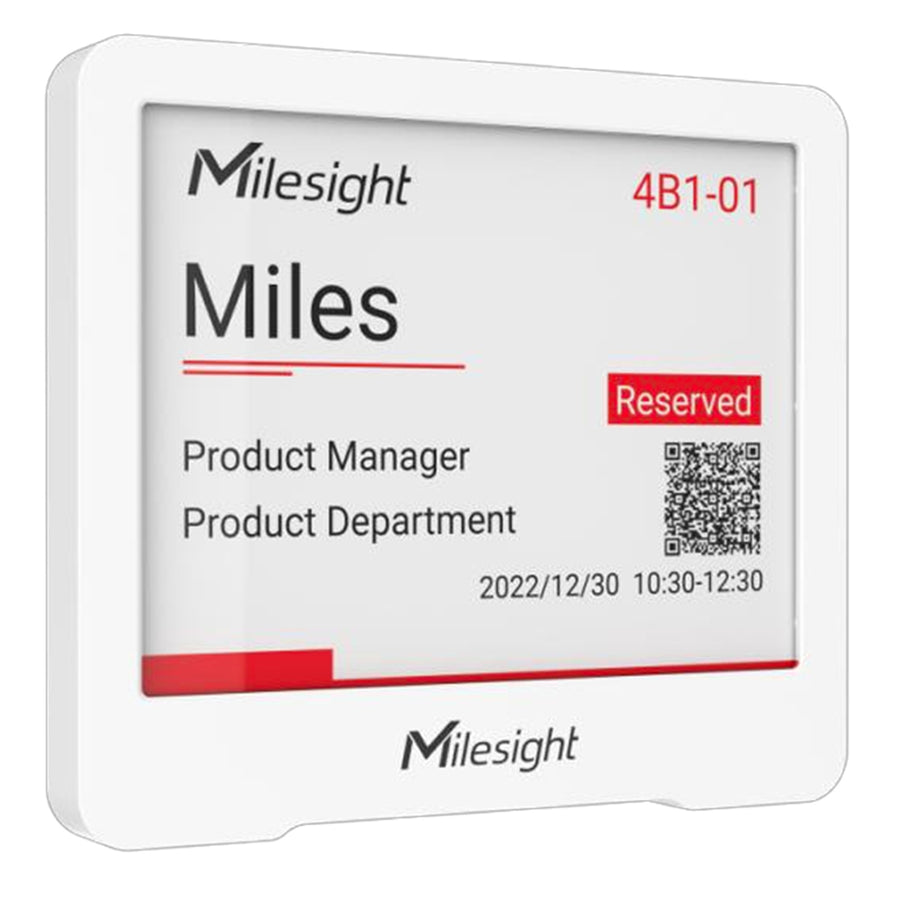 DS3604-915M - MIlesight LoRaWAN AS923/AU915 DS3604 IoT E-Ink Display